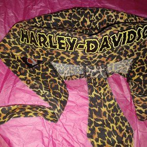 Harley-Davidson Leopard print skullcap